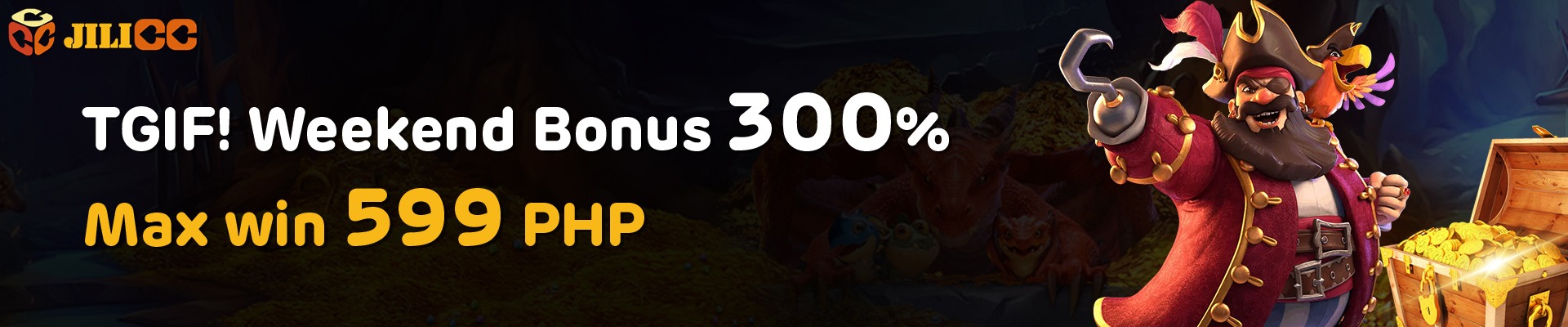 Weekend bonus 300%